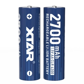 Литиевая батарейка XTAR AA/HR06 Li-ion 2700 mAh 4 шт. (606401)