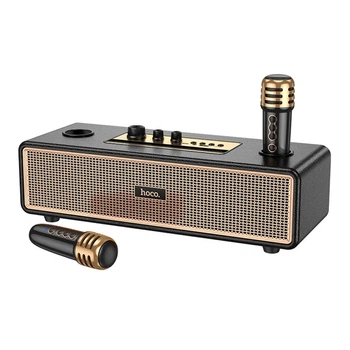 Портативная колонка Hoco BS63 Graceful Wireless Dual-Mic BT Speaker 10W*2 Black