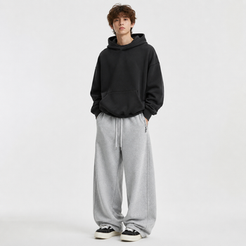 Спортивні штани GMWL для хлопчика широкі баггі streetwear,Світло-сірий, 152