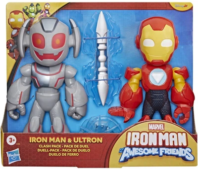 Набор фигурок Hasbro Marvel Iron Man and his awesome friends: Железный человек и Альтрон 10 см G1995 (5010996355973)