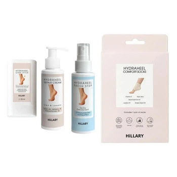 Комплекс для заживления трещин питания и защиты стоп Hillary Cracked Heel Healing Nourishment & Protection Complex