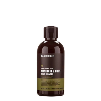 Шампунь для тела и волос 2 в 1 Mr.SCRUBBER Man Hair & Body 2 in 1 Shampoo для очистки и поддержания свежести 250 мл