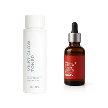 Набор Hillary Anti-Dullness & Post-Acne Brightening для борьбы с тусклостью, постакне и пигментацией