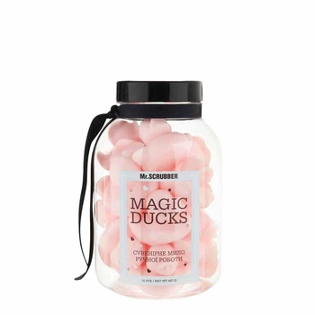 Парфюмированное мыло Mr.SCRUBBER Magic Ducks 15 шт ручной работы с фруктово-сладким ароматом для мягкого очищения кожи