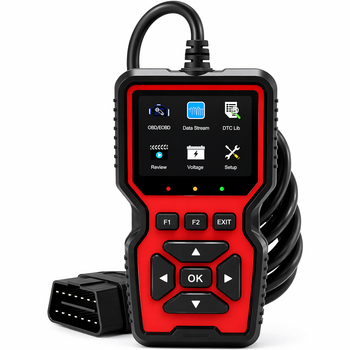 Автомобільний діагностичний сканер V519 OBD2, Червоний / Автосканер помилок тестер діагностичний для авто