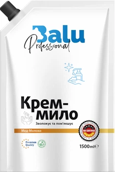 Рідке крем-мило BALU Мед-Молоко 1,5 л