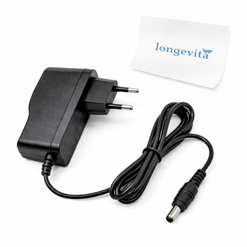 - Адаптер для тонометра Longevita 6V — мережевий блок живлення 220V для тонометрів Longevita