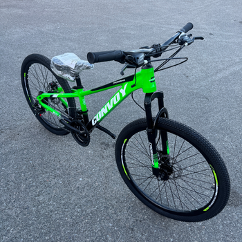 Велосипед CrossBike 24" Convoy 2026 Рама 11" green-black