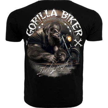 Футболка мужская Silberrücken Rückendruck GB81 Gorilla Biker Mindwork черная XL (MD7673-1)