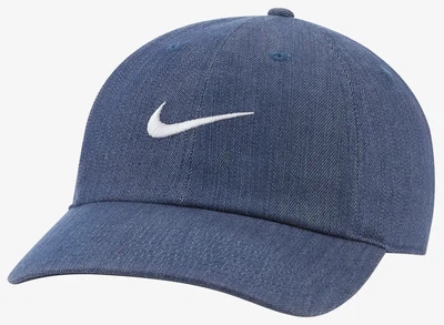 Кепка Nike U NSW H86 SWOOSH DENIM CAP синий Универсальная OSFM