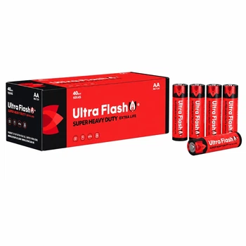 Батарейки Ultra Flash SUPER HEAVY DUTY AA 40 шт