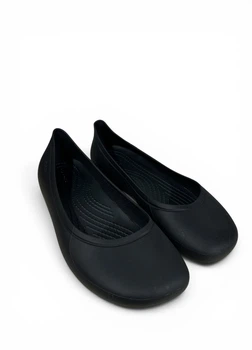 Жіночі балетки Crocs Brooklyn Flat (2009), Чорний Розмір 38 (W8) 24.5