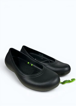 Женские балетки Crocs Brooklyn Flat (2010), Черный, Размер 38 (W8) 24.5 см