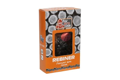 Ланцюг до бензопили Rebiner 50L 3/8 50 ланок 3/8 крок для твердих порід