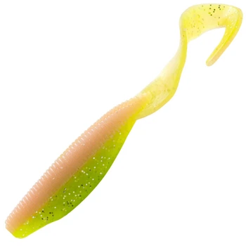 Плаваючий силікон ZMAN Streakz Curly Tailz 4" 5 шт/уп #Electric Chicken