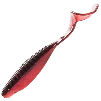 Плаваючий силікон ZMAN Streakz Curly Tailz 4" 5 шт/уп #Red Shad
