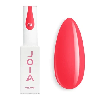 Гель-лак для ногтей коралловый 031 эмаль JOIA vegan 6 мл 4820259340315