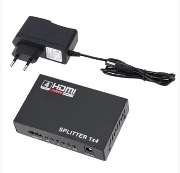 HDMI разветвитель 1x4 4K сплиттер для подключения нескольких устройств