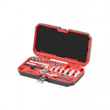 Набор инструментов 1/4" 36ед INTERTOOL ET-9036 в кейсе (345756)