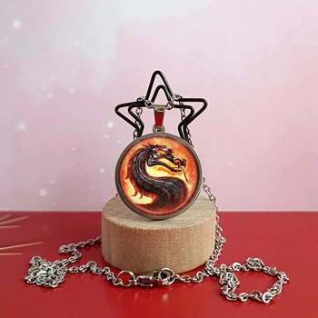 Кулон по грі Мортал Комбат 1 Mortal Kombat Нержавіюча сталь 25 мм