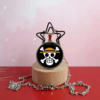 Кулон Флаг Мугивар по аниме Ван Пис One Piece Нержавеющая сталь 25 мм