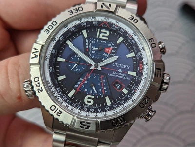 Чоловічий годинник CitizenNavihawk A-T AT8220-55L Sapphire