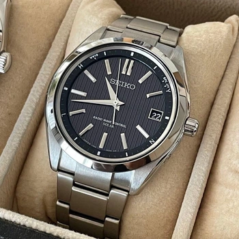 Чоловічий годинник Seiko Solar Brights SAGZ083 Titanium Sapphire Radio Controlled