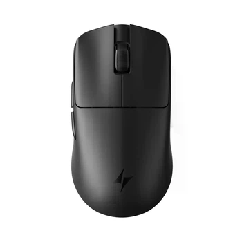 Геймерська акумуляторна бездротова (2,4G) миша ATK F1 Ultimate 2.0 PAW3950 Ultra+Nordic 54L15, 8K, ATK Custom Optical Switches, TTC Gold Wheel Black/Чорна (F1UB)