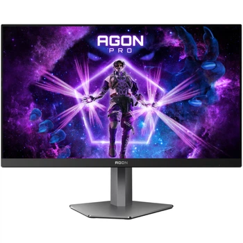 TFT 24.1' AOC AG246FK6, Ultra-Fast TN eSports, 610Hz, 2xHDMI, DP, USB-hub, HAS, Pivot, чорно-сірий