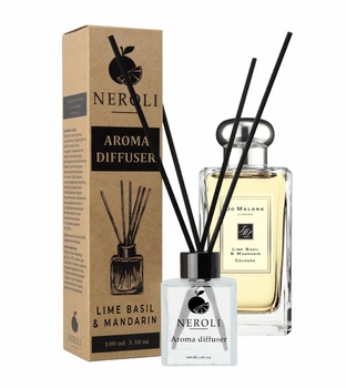Аромадиффузор NEROLI Jo M'alone - Lime Basil & Mandarinl 100 ml