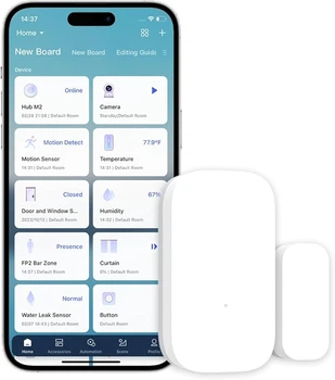 Розумний датчик відкриття дверей та вікон Aqara Door and Window Sensor , Zigbee, Apple HomeKit, Alexa, автоматизація оселі