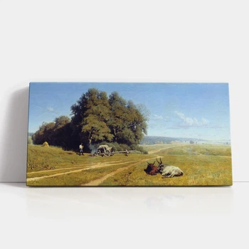 Интерьерная картина Украинский пейзаж, Орловский Владимир (1882), 28×60 см (id4472)