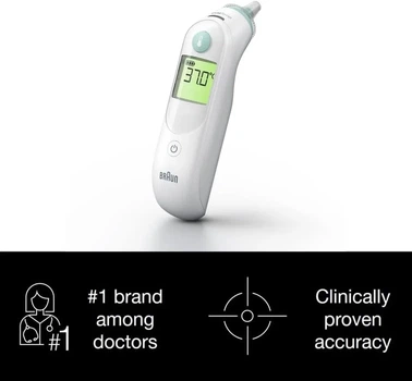 Ушной термометр Braun ThermoScan 6 Белый Б/В k1