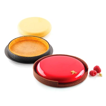 Набор форм для тартов ROUND d 19 cм Silikomart (KIT TARTE RING ROUND D190 MM)