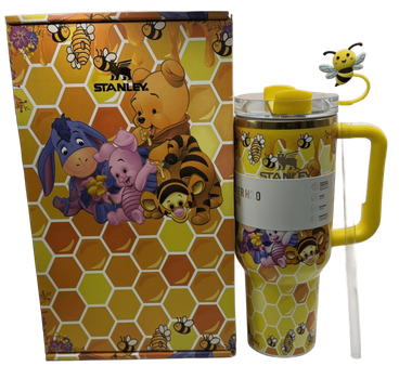 Термос термокружка Stanley Quencher H2.0 Tumbler из нержавеющей стали 1,18 л Winnie the Pooh Honey Edition KT7001979