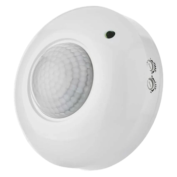Проводной извещатель движения EMOS PIR IP20 1200 Вт 360° до 6 м Белый (G1130)