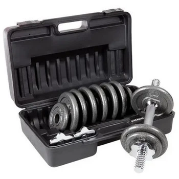Гантельний набір LiveUp Dumbell Set у кейсі чорний 2х7,5кг LS2322B-15KGS (6951376139303)