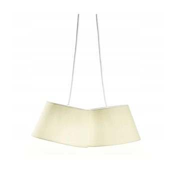 Подвесная лампа Livarno Home с двойным абажуром 2×E27 LED 2700K ecru