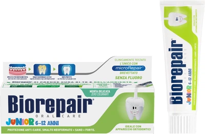 Дитяча зубна паста Biorepair Junior 75 мл (8017331064504/8017331054093/8017331097311)