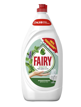 Засіб для миття посуду Fairy Чайне Дерево та м'ята 1350 мл (8006530111478)