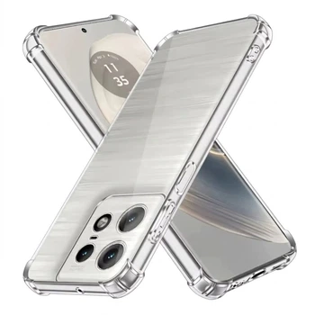Чехол Fiji Proof для Motorola Edge 50 Pro прозрачный бампер с усиленными бортами Transparent