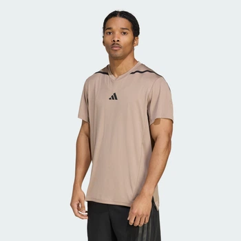 Мужская футболка Designed for Training Pro-Series adidas JY2943 (S) коричневый (4068809928983)