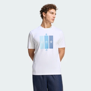 Мужская футболка Argentina Home adidas KA2523 (M) белый (4068821859081)
