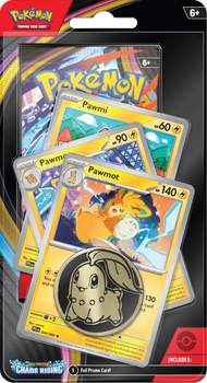 Zestaw kart Pokemon TCG: Mega Evolution - Chaos Rising - 04 Premium Checklane Blister 2 x 6 szt  (ZES196214140615)