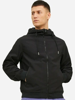 Вітровка чоловіча Jack & Jones 12236300-Black S Чорна (5715424222710)