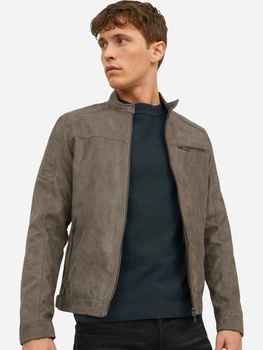 Куртка демісезонна чоловіча Jack & Jones 12147218-Falcon S Тауп (5715365267214)