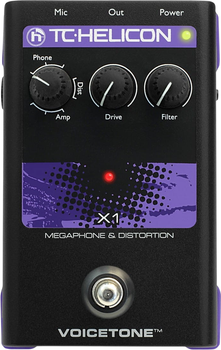 Procesor wokalny TC Helicon VoiceTone X1 Megafon/Distortion (5706622011978)