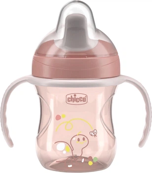 Kubek niekapek Chicco Training Cup różowy 200 ml (8058664180622)