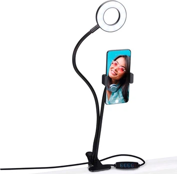 Кільцева лампа Grundig 2 в 1 Selfiestudio (8711252238142)