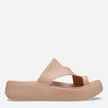 Женские шлепанцы для пляжа Crocs Getaway Platform Toe Loop Sdt 210834-7AF 37-38 (W7) 23 см Pink (198445238758)